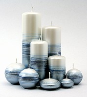 Svíčka-Blue Winter-Plovoucí